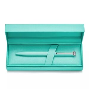 Tiffany TBallpoint Pen in Brass with Tiffany Blue® Lacquer Finish NIB